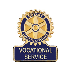 Rotary GP Vocational Service Tab Style Magnetic Lapel Pin