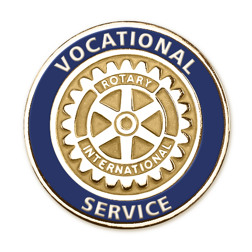 Rotary Vocational Service MOE Lapel Pin