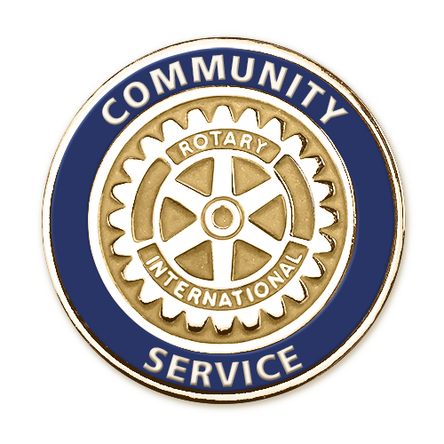 Rotary Community Service MOE Lapel Pin