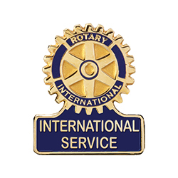 Rotary International Service Tab Style Magnetic Lapel Pin