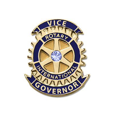 Rotary Vice Governor Gold Plated Lapel Magnet
