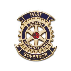 Rotary Past Governor Lapel Pin - Gold Plated