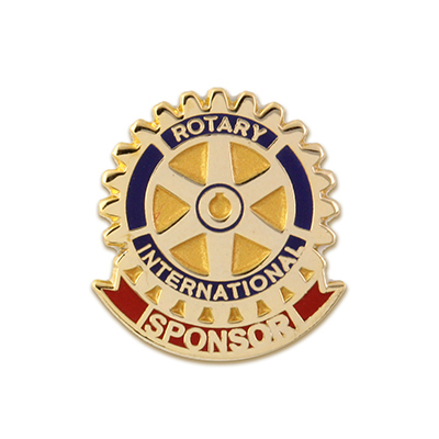 Rotary New Member Sponsor (RED) Single Ribbon Magnetic Lapel Pin