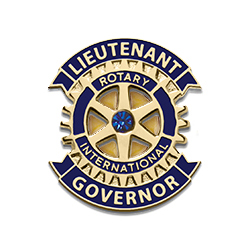 Rotary Lieutenant Governor Gold Plated Lapel Magnet