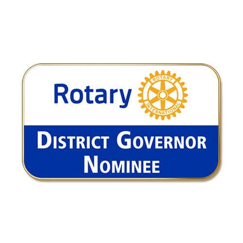 Rotary District Governor Nominee, Masterbrand Lapel Pin