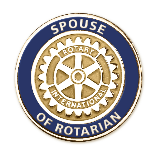Rotary Spouse of Rotarian Magnetic MOE Lapel Pin
