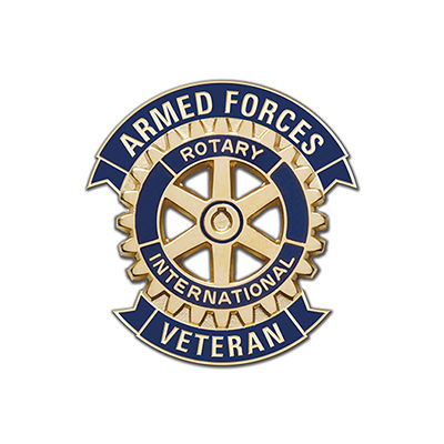 Rotary Armed Forces Veteran Lapel Pin