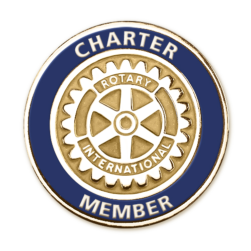 Rotary Charter Member  MOE Lapel Pin