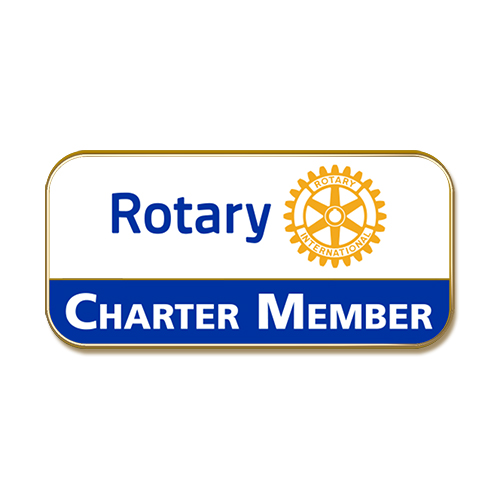 Rotary Charter Member Masterbrand Lapel Pin