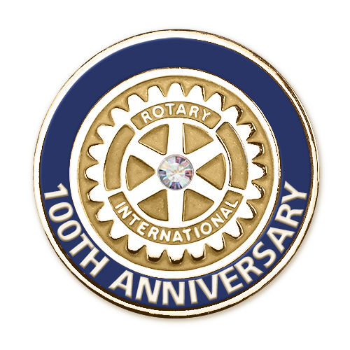 Rotary 100th Anniversary MOE Lapel Pin