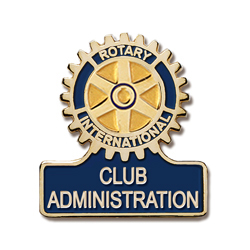 Rotary Club Administration Committee Magnetic Lapel Pin