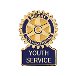 Rotary Youth Service Tab Style Magnetic Lapel Pin