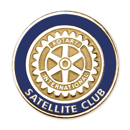 Rotary Satellite Club MOE Lapel Pin