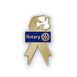 Rotary World Understanding and Peace Ribbon Lapel Pin