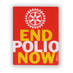 Rotary End Polio Now Lapel Pin