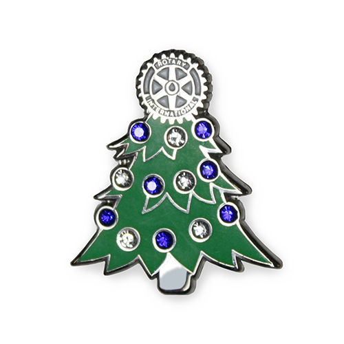 Rotary Holiday Tree Pin