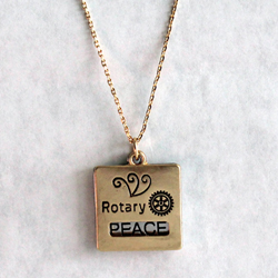 Rotary MB w/ Hope, Service, Peace Necklace