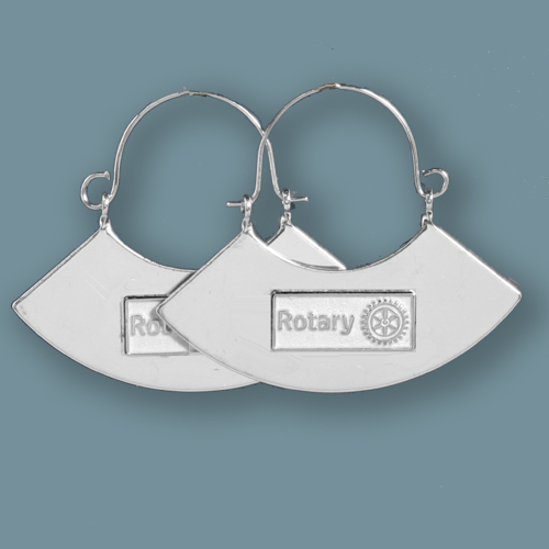 Rotary Wedge Drop Earrings