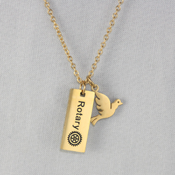 Rotary Dove & Rotary Masterbrand Necklace