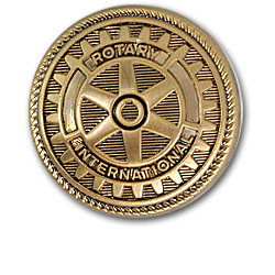 Front Blazer Button w/Antique Gold Finish