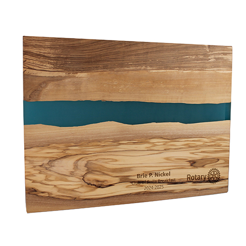 Rotary Customized Olive Wood Cutting Board