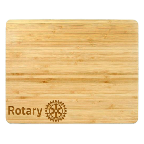 Rotary XL Bamboo Cutting Board w/Accent 11.5