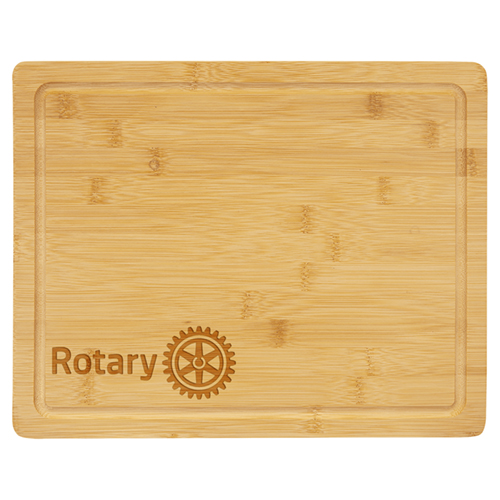 Rotary XL Bamboo Cutting Board w/Accent