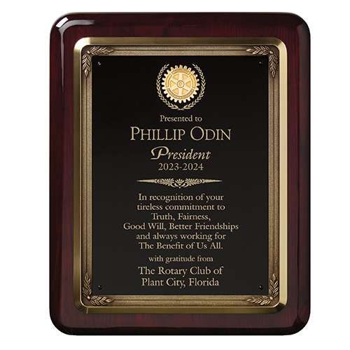 Rotary Elite Award Plaque
