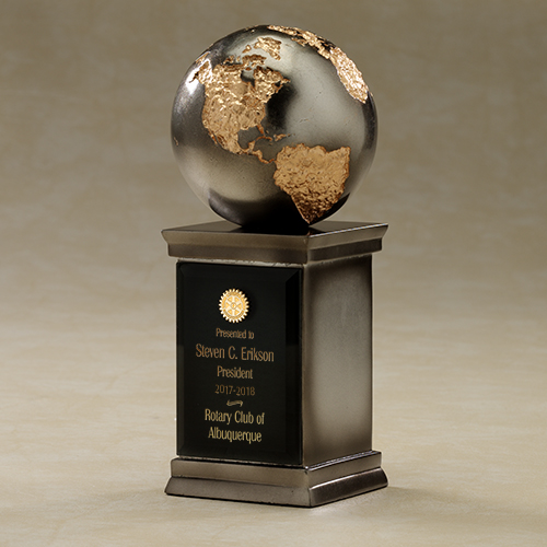 Rotary The Continental Gilded Globe Award