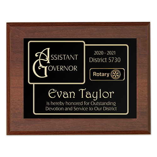Rotary Assistant Governor/Club President/Director Award