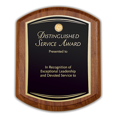 Rotary Distinguished Service Award Plaque Rotary Club Supplies