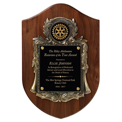 prestige casting award antique metal number rotary