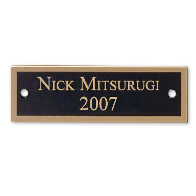 Rotary Small Plate Engraving on R34247 @ $7.50 Per Plate