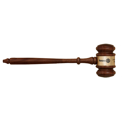 Rotary ROTARY Custom American Walnut Gavel & Engraving Band
