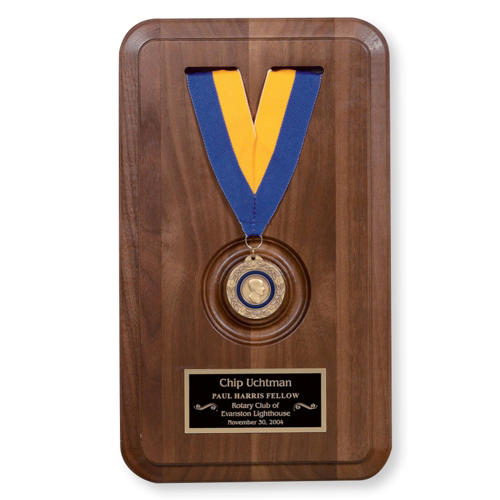 Rotary Medallion Display Plaque