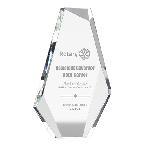 Rotary Optic Crystal Ice Peak Award, 9