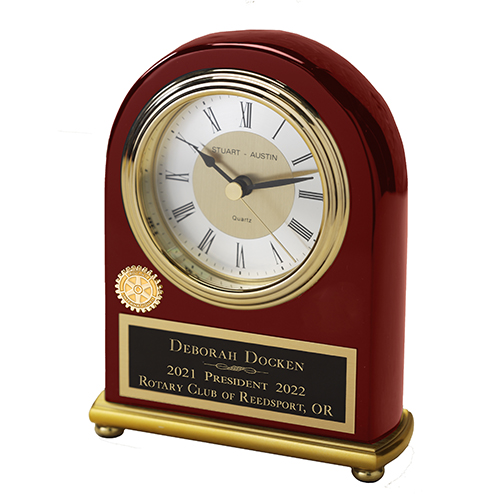 Rotary Desktop Arch Clock