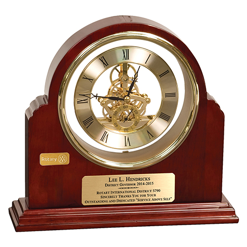 Rotary Grand Piano Arch Clock