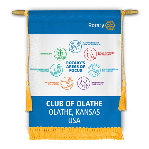 Rotary Areas of Focus w/ Club Name Banner - 7