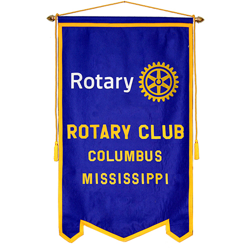 Rotary 3' x 5' Custom Rotary Felt Banner with Masterbrand
