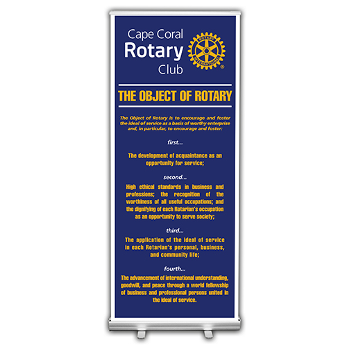 Rotary Customized Object of Rotary Retractable Banner