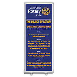 Customized Object of Rotary Retractable Banner