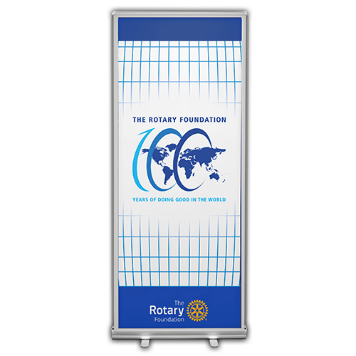 Rotary Foundation Centennial Retractable Banner