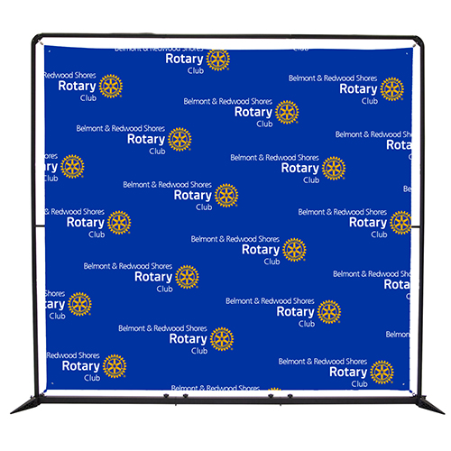 Rotary 8.5' Frameworx Custom Banner Display Kit