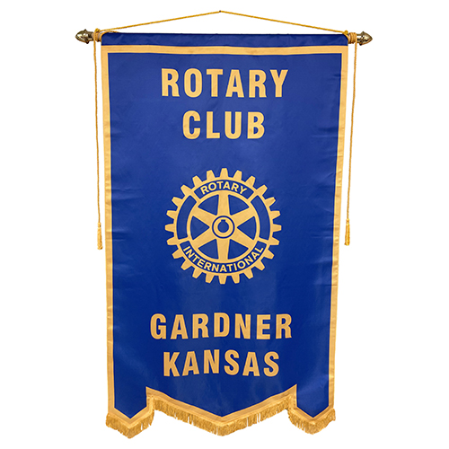 Rotary 3' x 5' Custom Satin Printed Banner