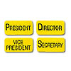 Rotary Officer & Director Badge Labels