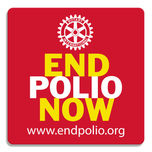 Rotary End Polio Now Sticker / Roll 1,000