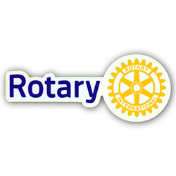 Rotary Indoor/Outdoor White Vinyl MasterBrand Decal
