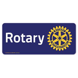 Rotary Magnetic Car Sign - Rotary Masterbrand