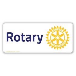 Rotary Magnetic Car Sign - Rotary Masterbrand